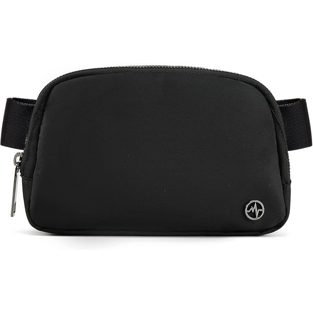 💫 Women Black Crossbody Bag Fashion Belt Adjustable Strap Fanny Waist Packs